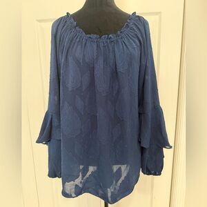 Michael Kors Navy Blouse